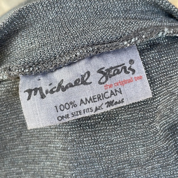 Michael Stars gray batwing short-sleeve cardigan with 3 button tapered waist - Picture 4 of 7